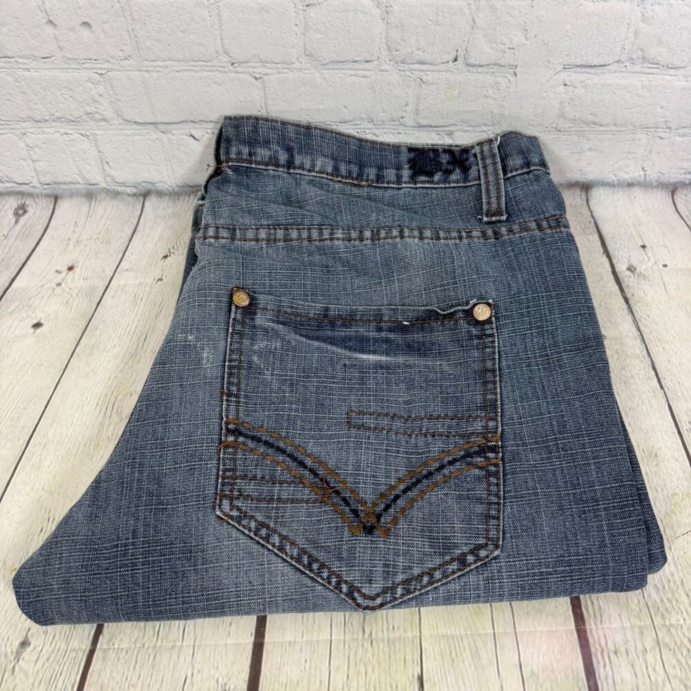 Brooklyn Xpress Baggy Jeans Men SIze 38X32 Medium Washed Loose Fit Skater Pants